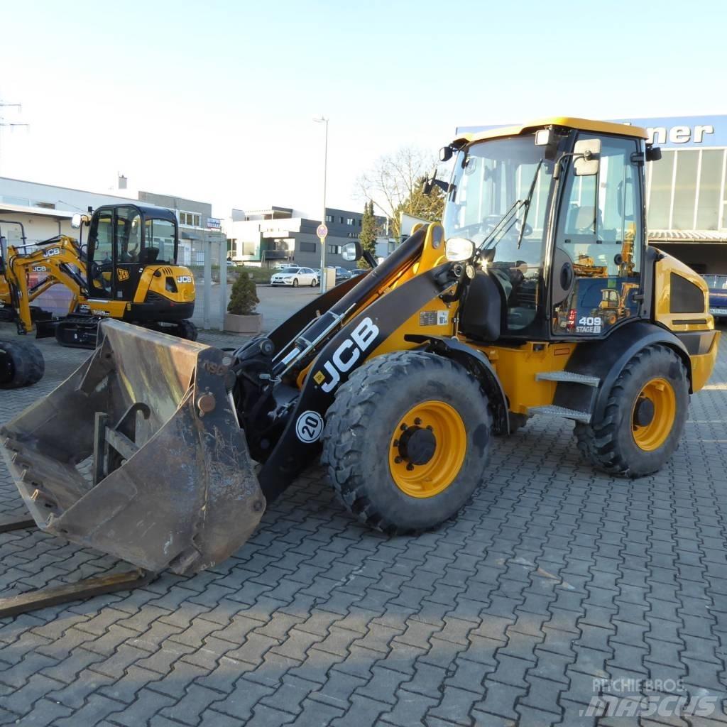 JCB 409 SV Gumikerekes homlokrakodók