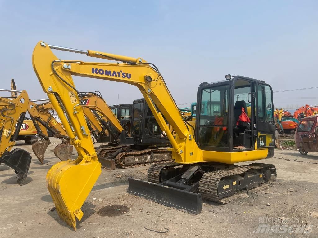 Komatsu PC 56 Mini kotrók < 7t