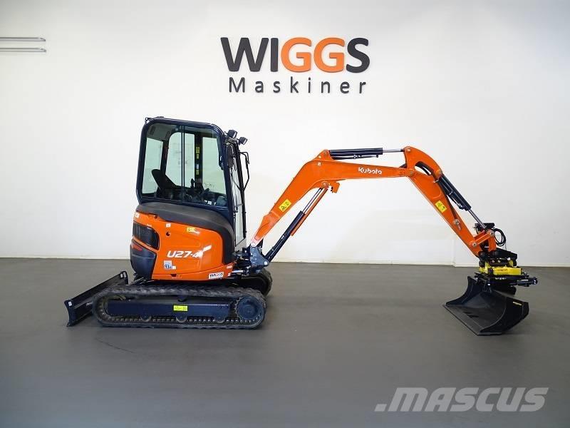 Kubota U 27-4 Mini kotrók < 7t