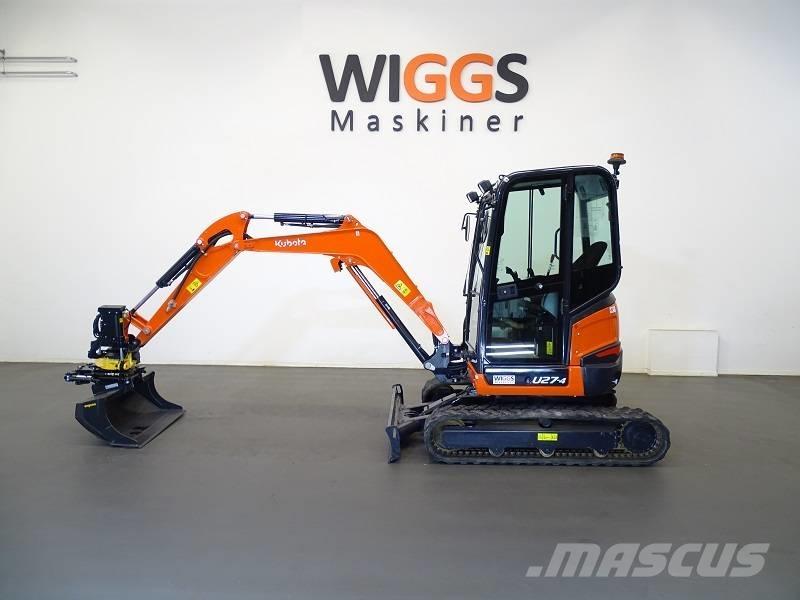 Kubota U 27-4 Mini kotrók < 7t