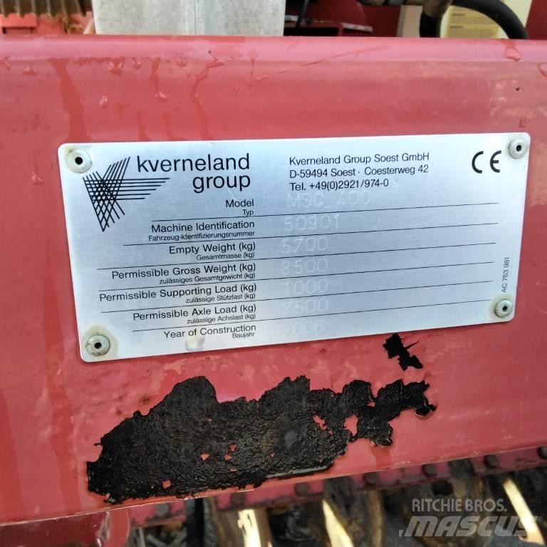 Kverneland MSC 400 Sorvetőgép