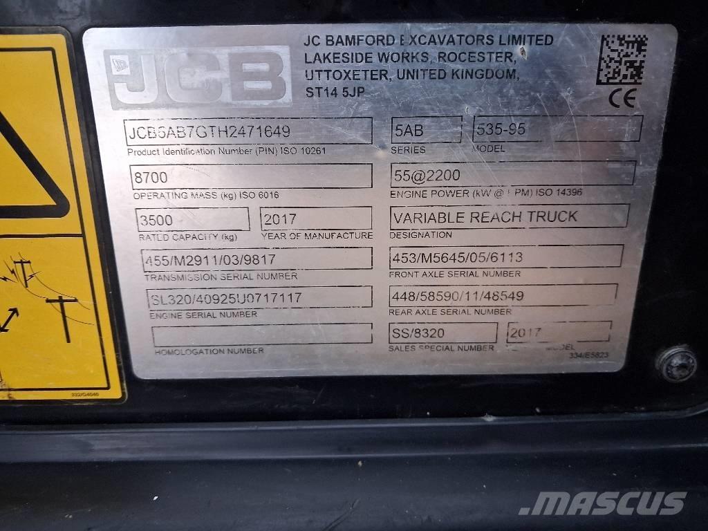 JCB 535-95 JOYSTICK Teleszkópos rakodók