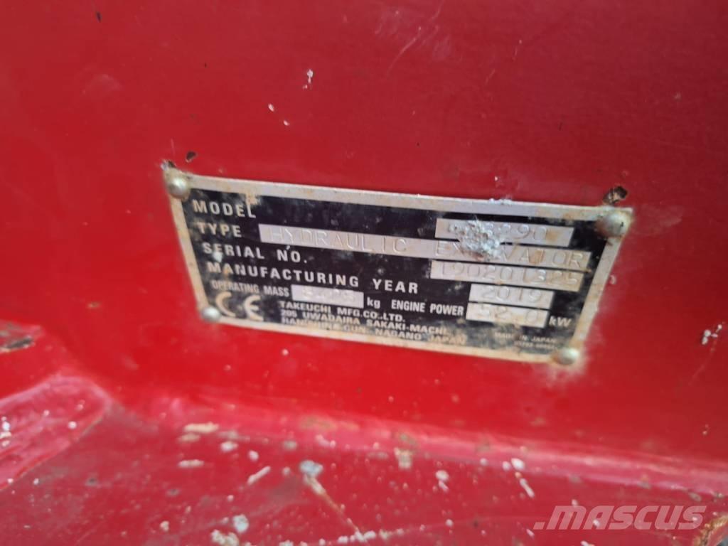 Takeuchi TB 290 Közepes (midi) kotrók 7 t - 12 t