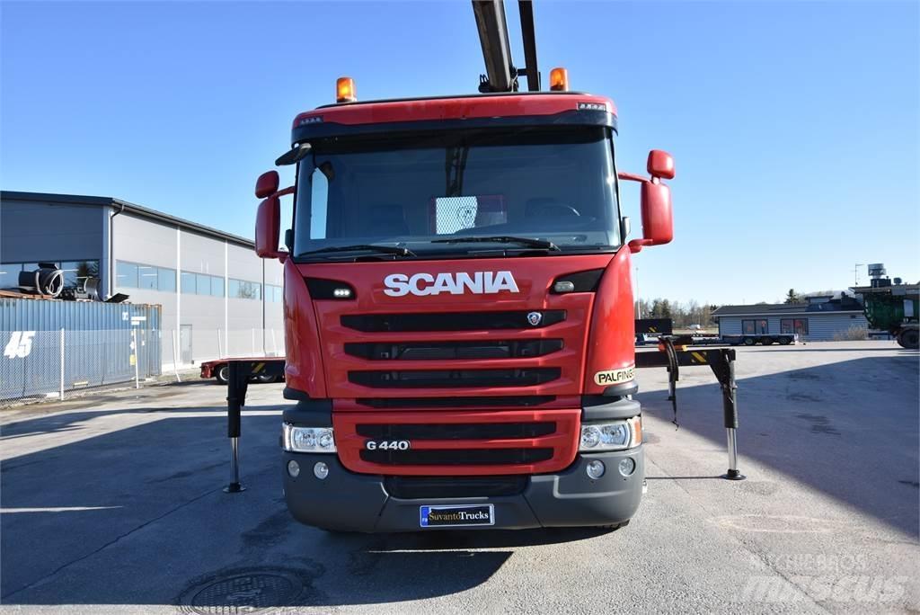 Scania G440 8X4 Darus teherautók