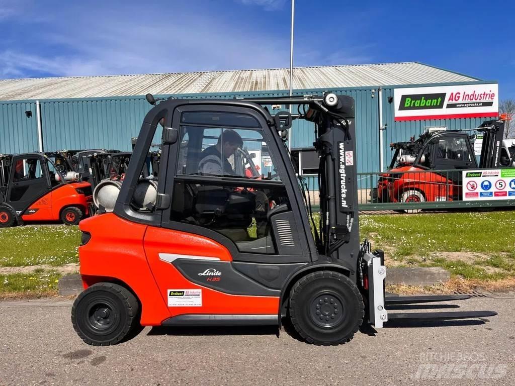 Linde H35T-01 Gázüzemű targoncák