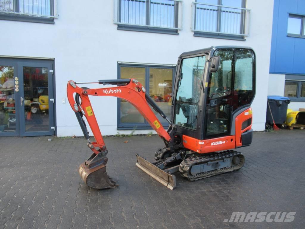 Kubota KX 016-4 Mini kotrók < 7t
