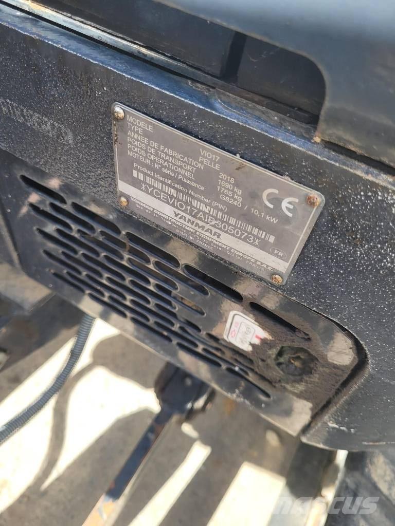 Yanmar Vio 17 U Mini kotrók < 7t
