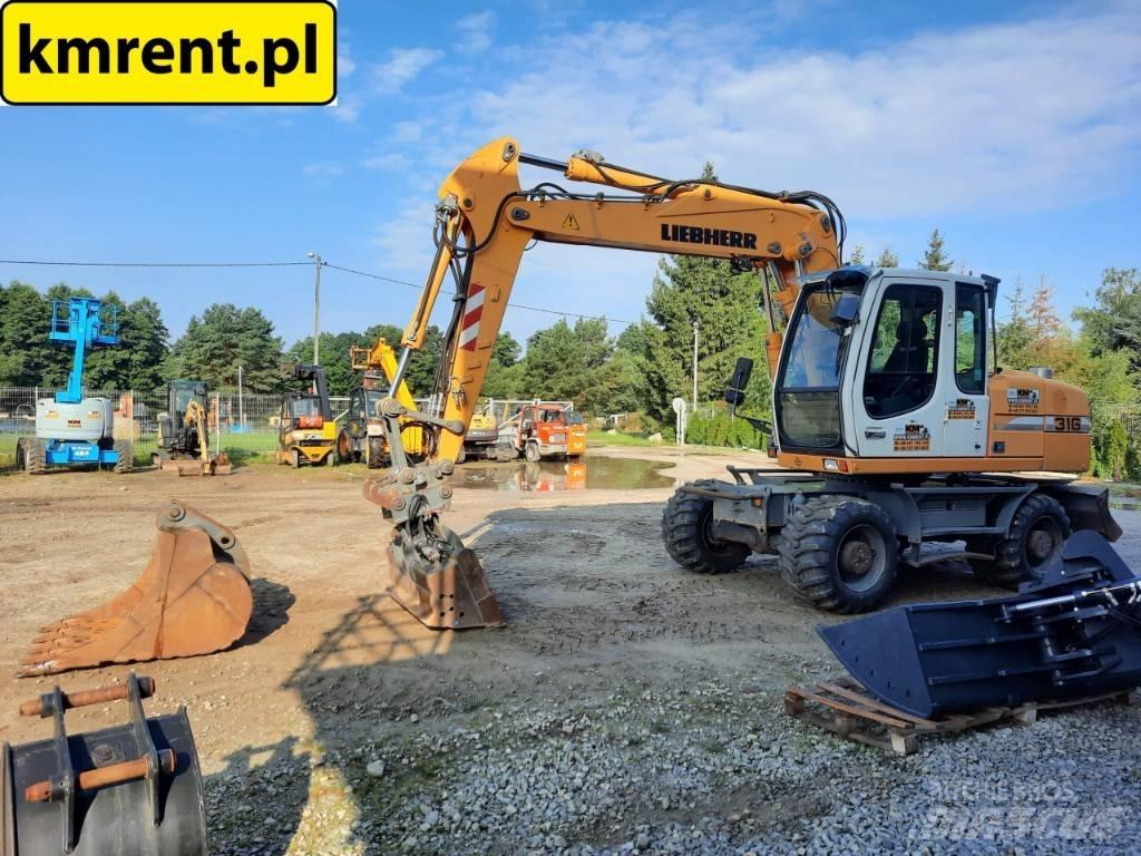 Liebherr A 316 Gumikerekes kotrók