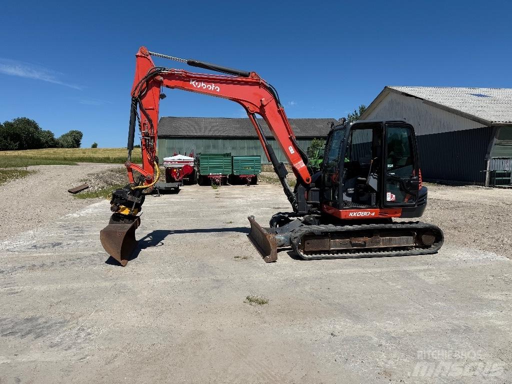 Kubota KX080-4 Közepes (midi) kotrók 7 t - 12 t