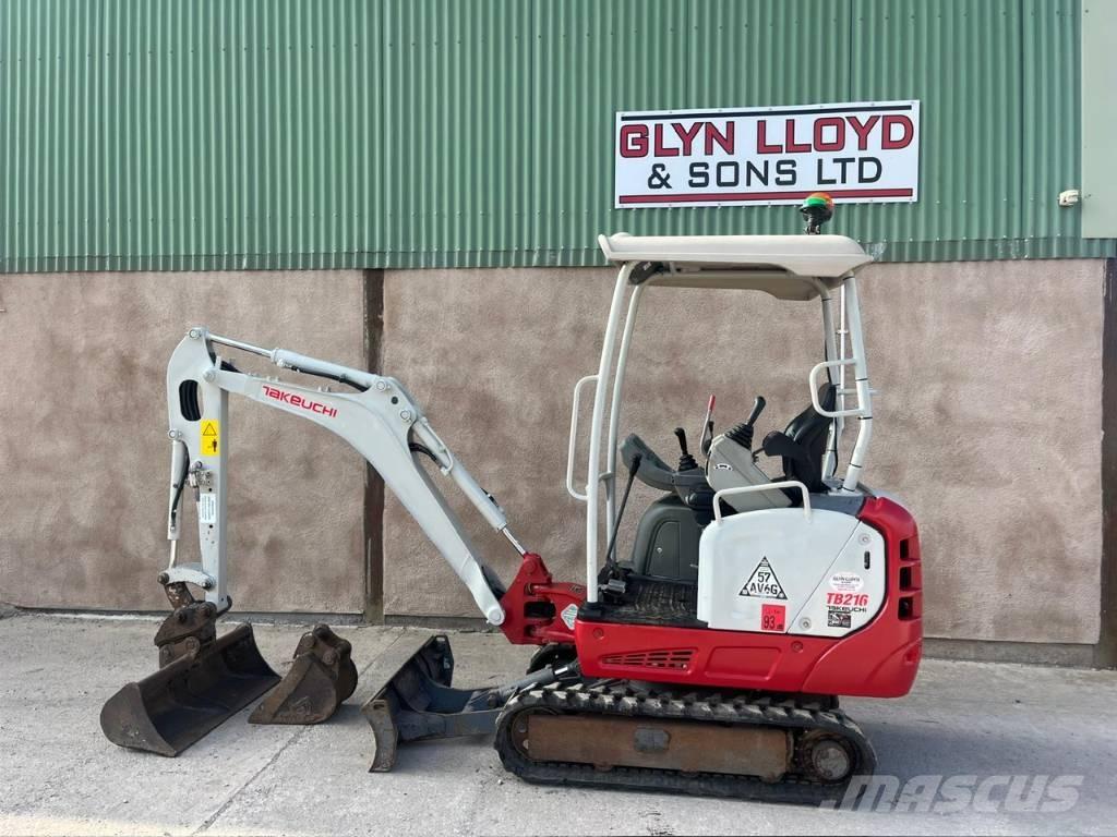 Takeuchi TB 216 Mini kotrók < 7t
