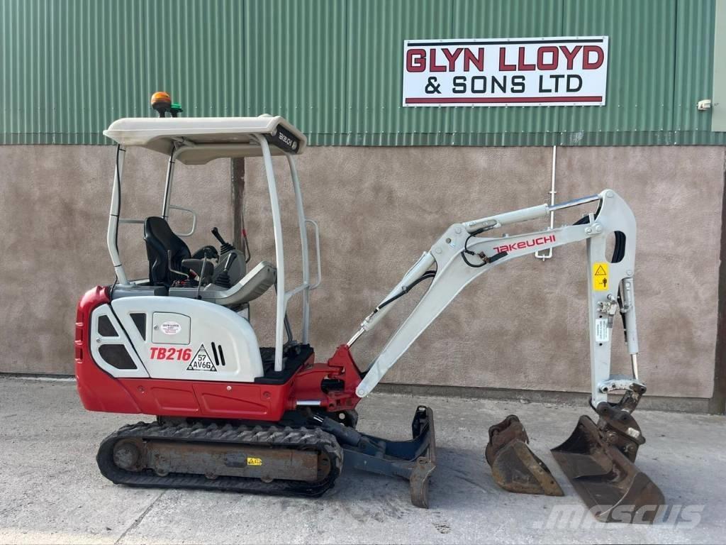 Takeuchi TB 216 Mini kotrók < 7t