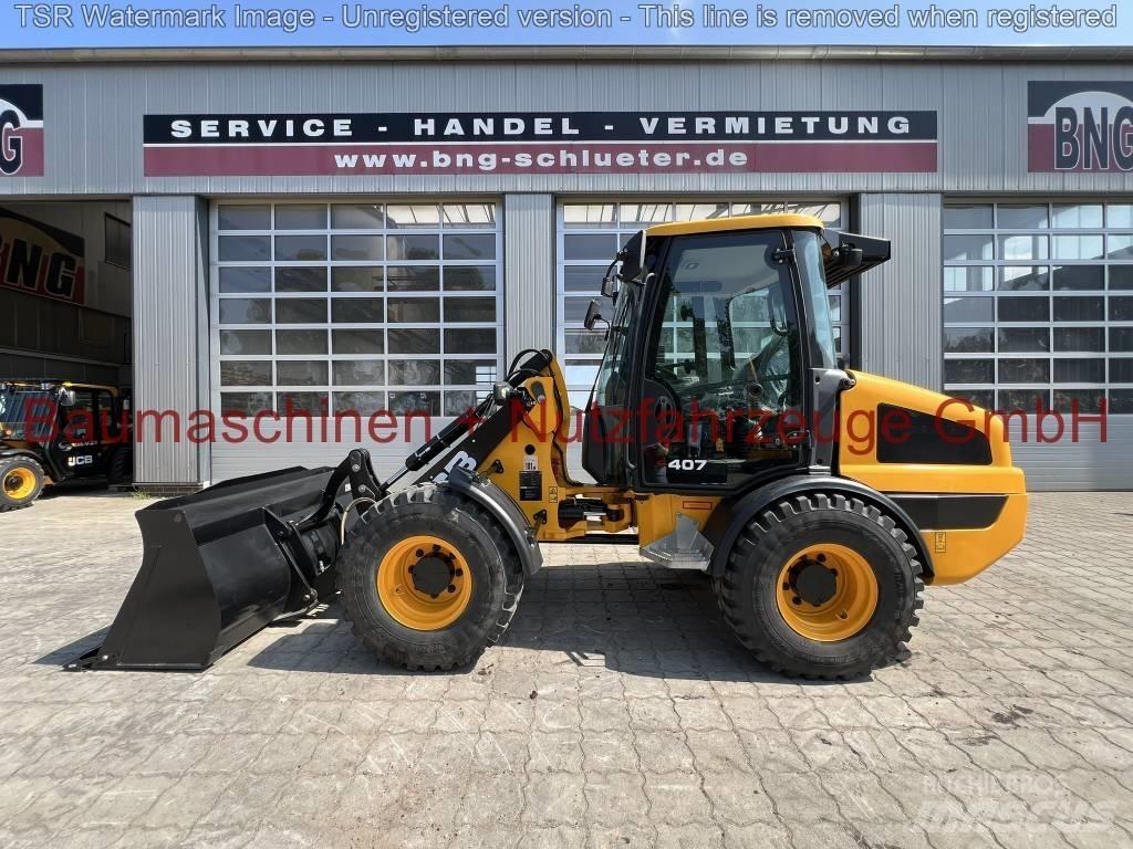 JCB 407 Klima -Demo- Gumikerekes homlokrakodók