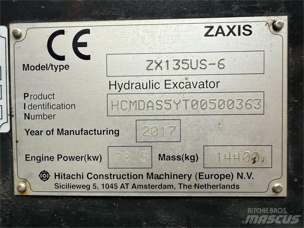 Hitachi ZX135US-6 Lánctalpas kotrók