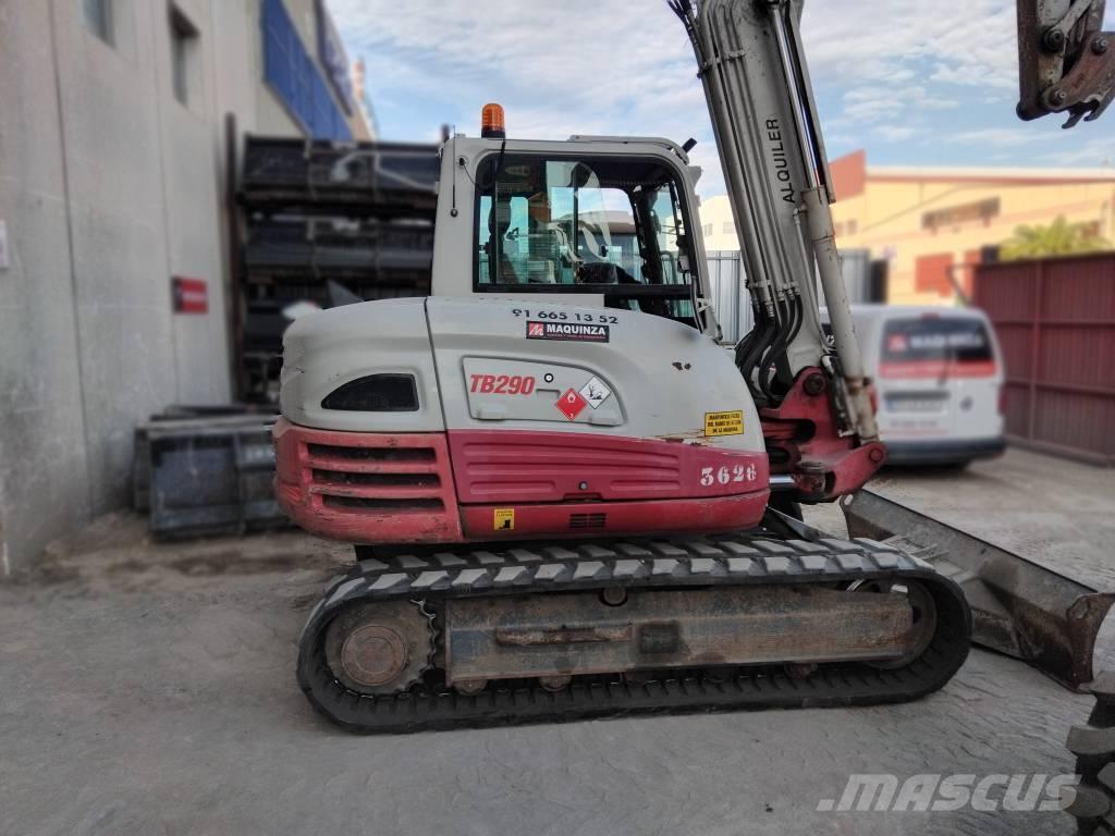 Takeuchi TB290 Mini kotrók < 7t