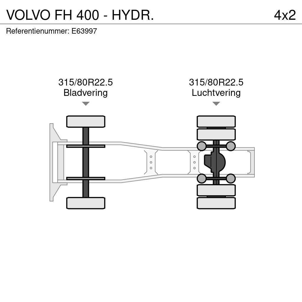 Volvo FH 400 - HYDR. Nyergesvontatók