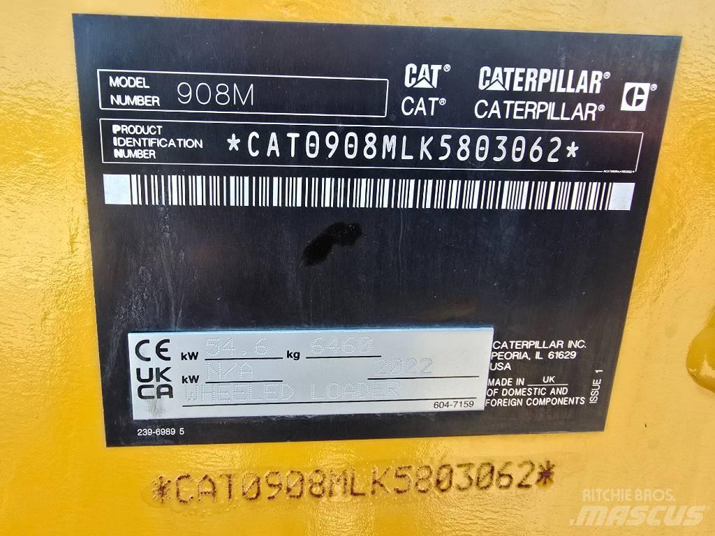 CAT 908 M Gumikerekes homlokrakodók