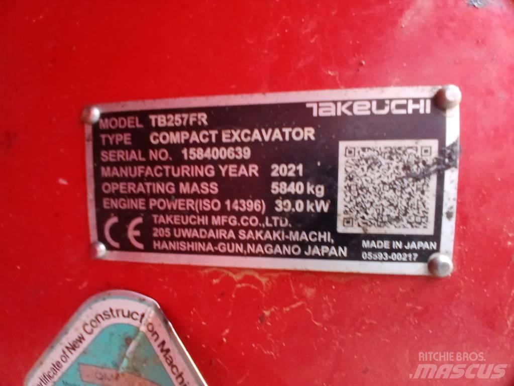 Takeuchi TB 257 FR Mini kotrók < 7t