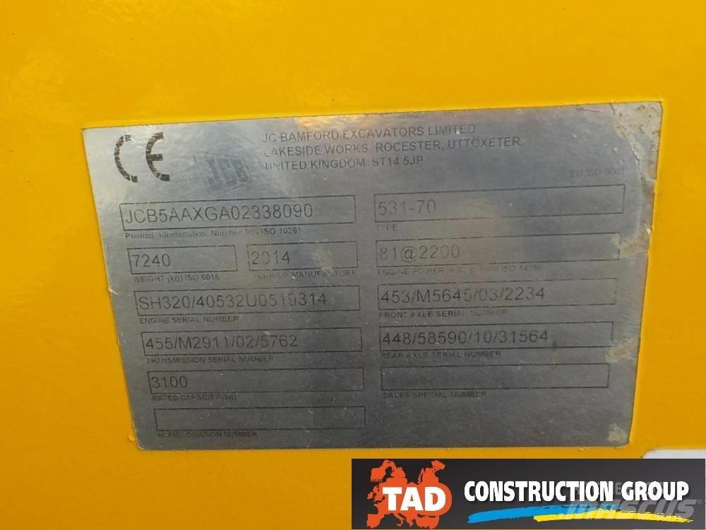 JCB 531-70 Teleszkópos rakodók