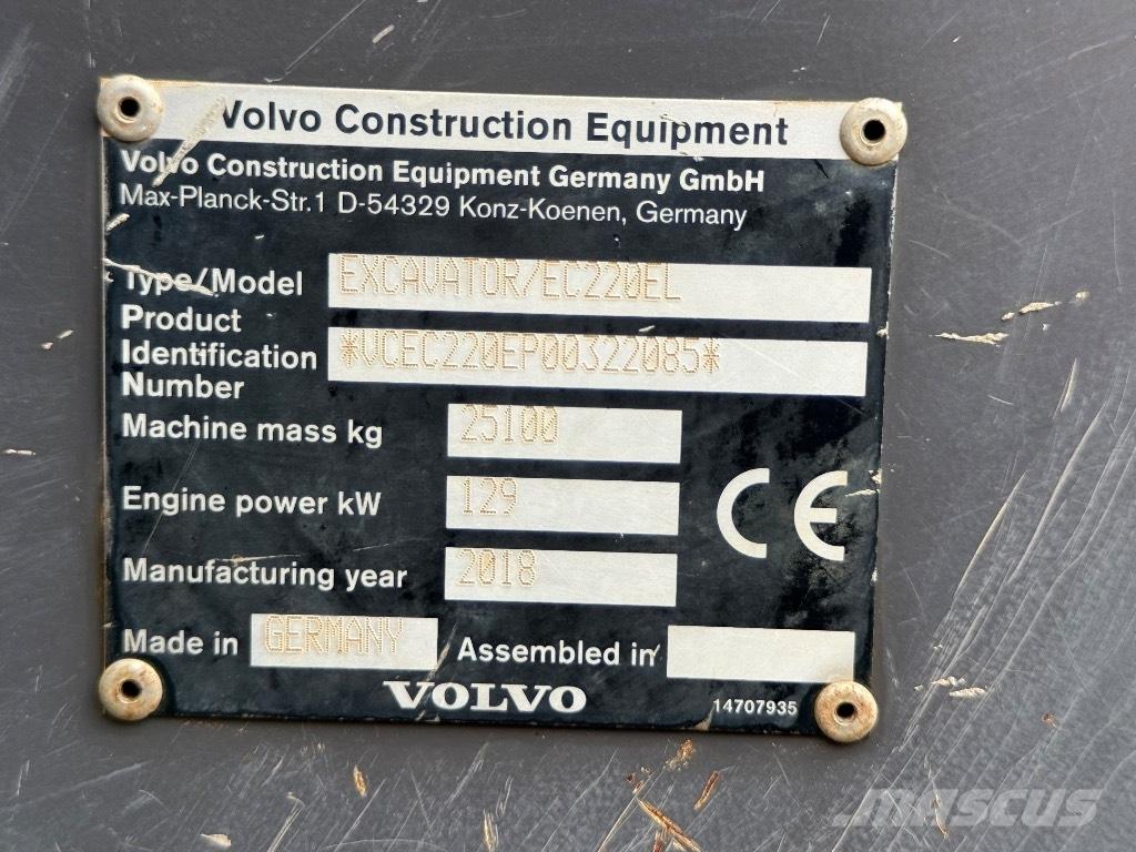 Volvo EC 220 EL Lánctalpas kotrók
