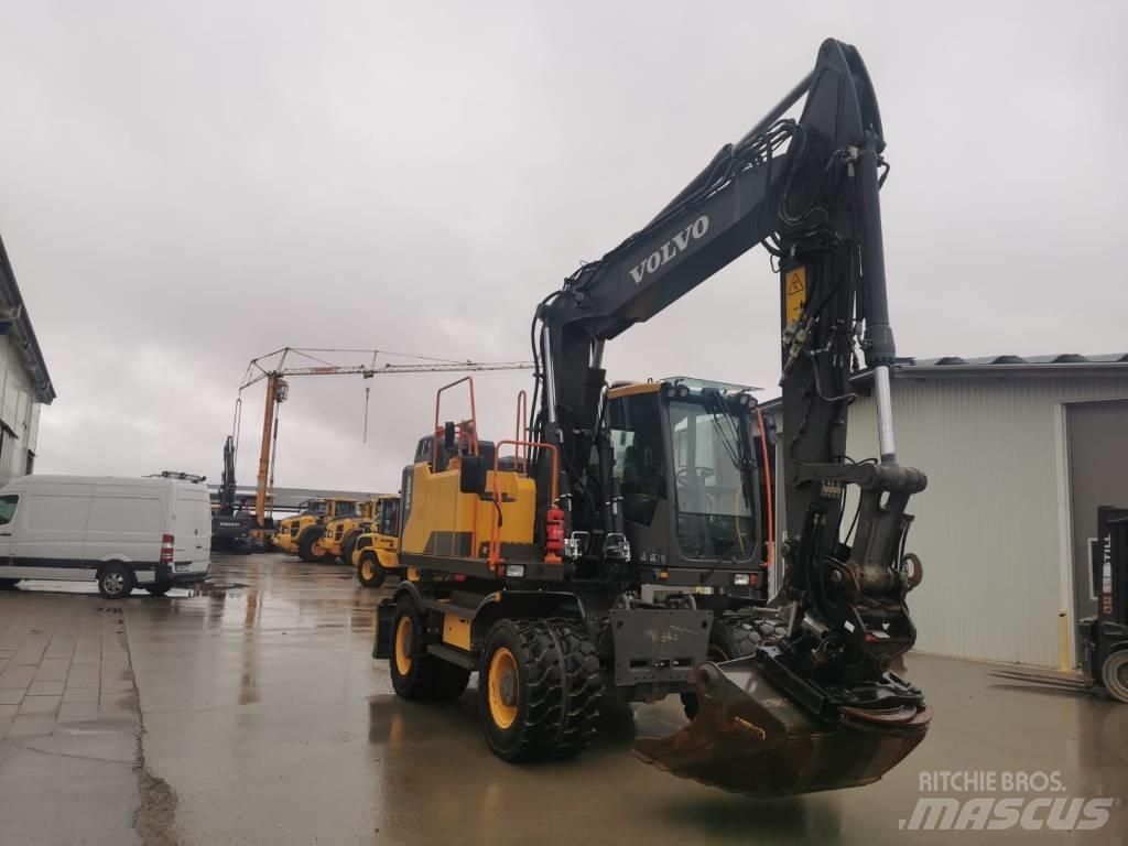 Volvo EW160E Gumikerekes kotrók