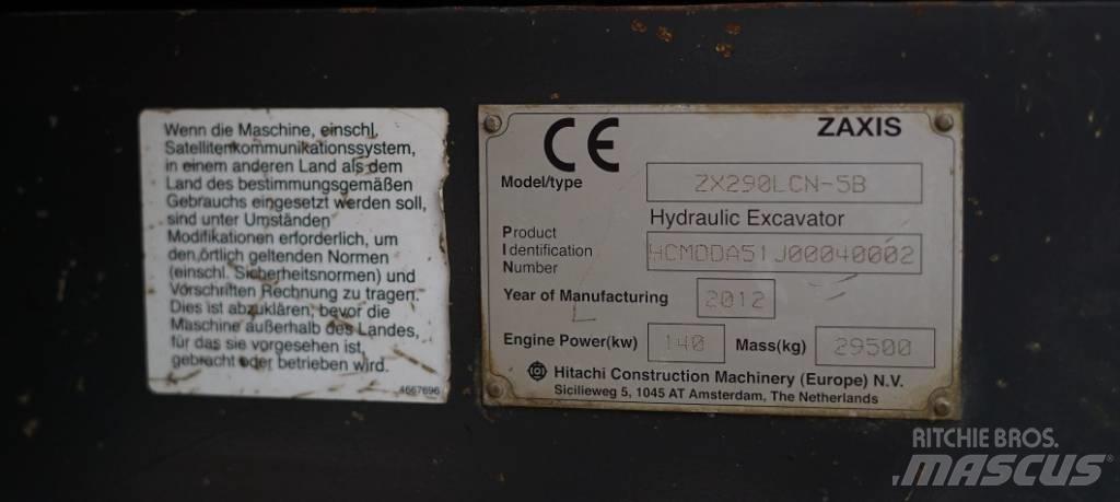 Hitachi ZX 290 Lánctalpas kotrók