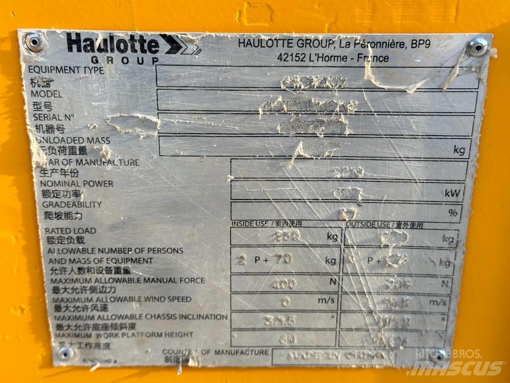 Haulotte OPTIMUM 8 Ollós emelők