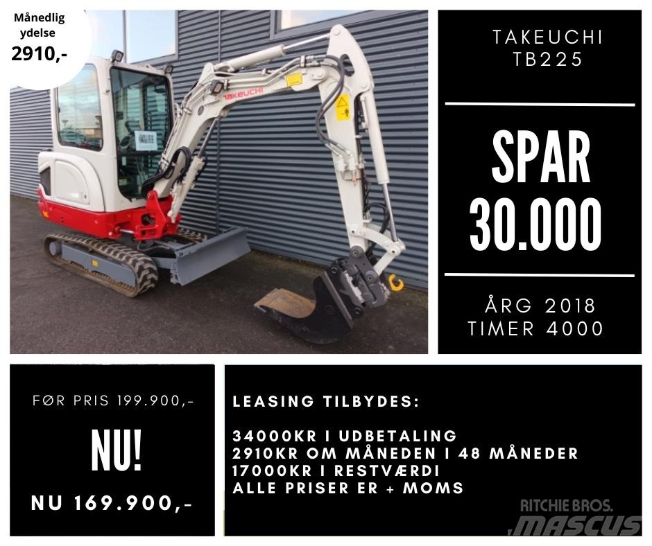 Takeuchi tb225 Mini kotrók < 7t