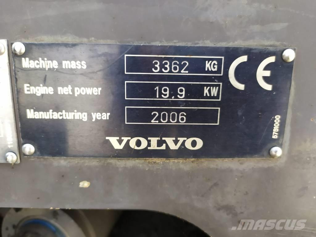 Volvo ECR 38 Mini kotrók < 7t