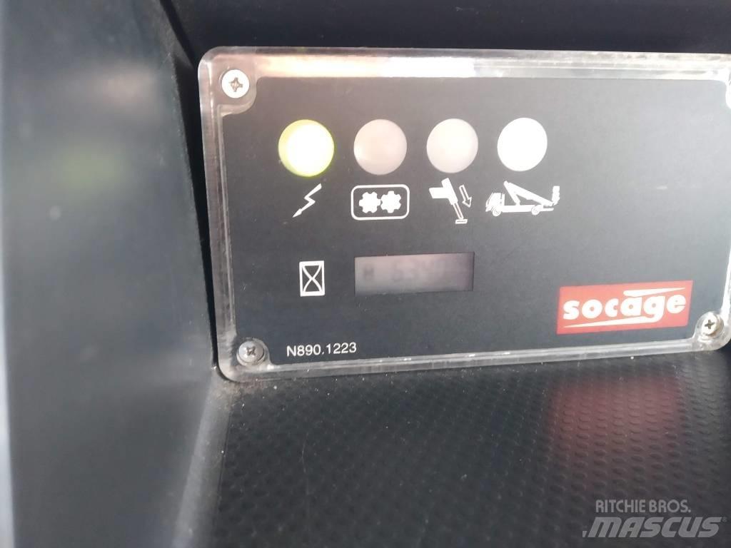 Socage APACHE DA22 Teherautóra szerelt emelők és állványok