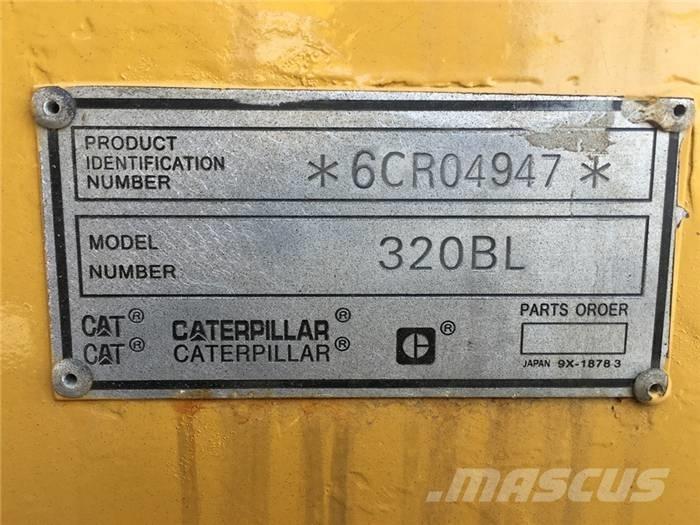 CAT 320 B L Lánctalpas kotrók