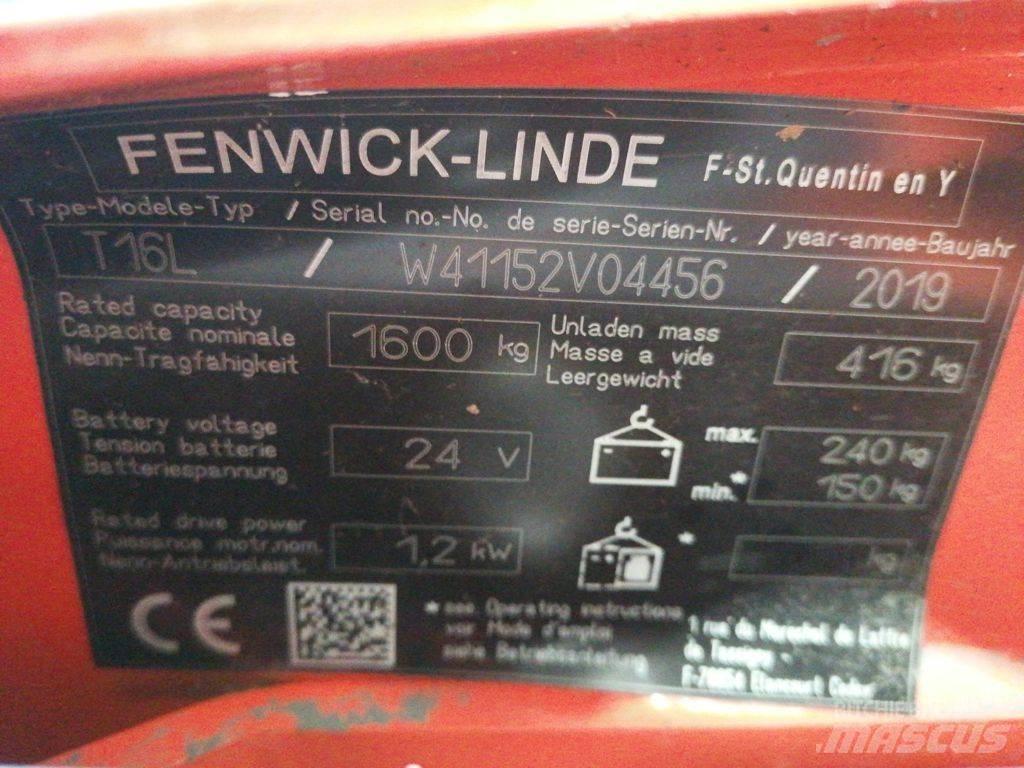 Linde T16L Alacsony emelőkocsi
