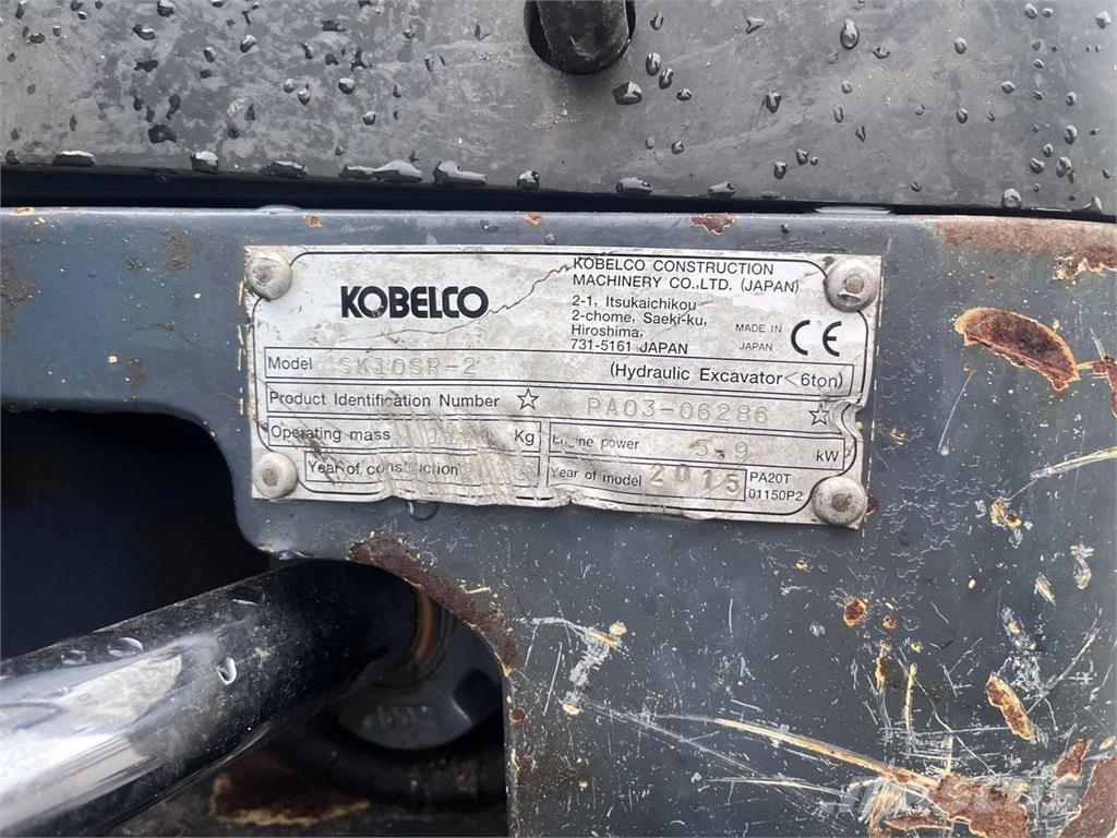 Kobelco SK10SR-2 Gumikerekes kotrók