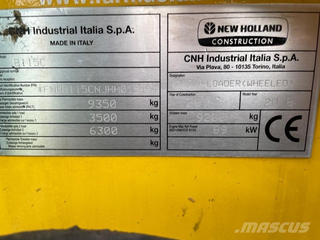 New Holland B115C Kotrórakodók