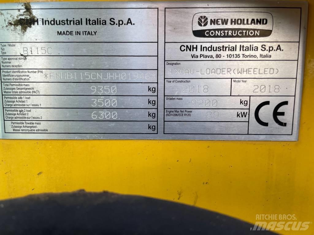 New Holland B115C Kotrórakodók
