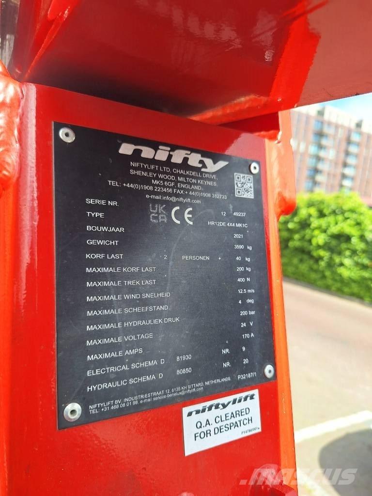 Niftylift HR 12 D E Karos emelők