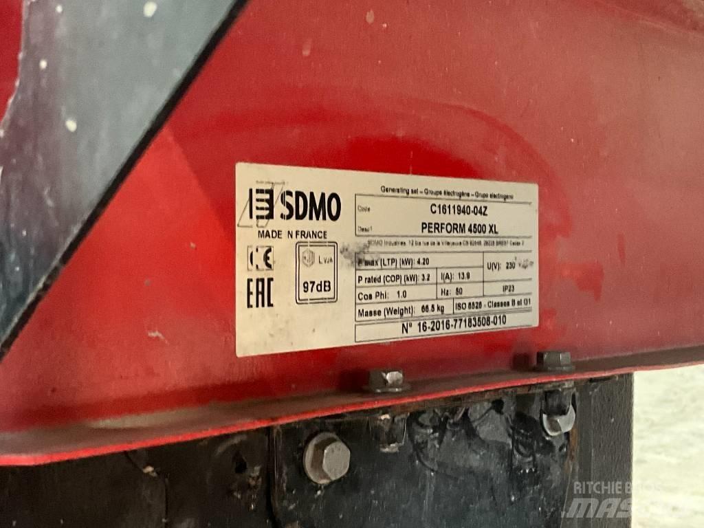 Sdmo perform 4500 XL Benzin Áramfejlesztők