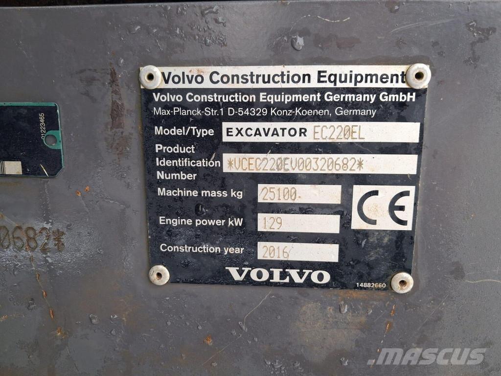 Volvo EC220E Lánctalpas kotrók