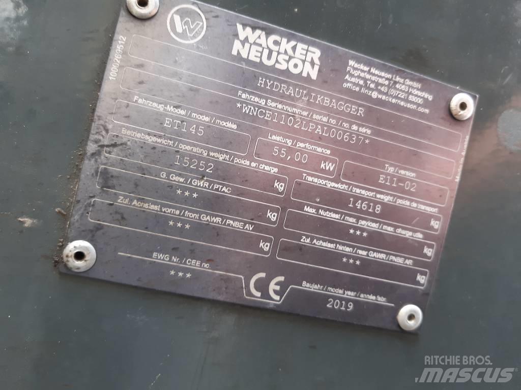 Wacker Neuson ET145 Lánctalpas kotrók