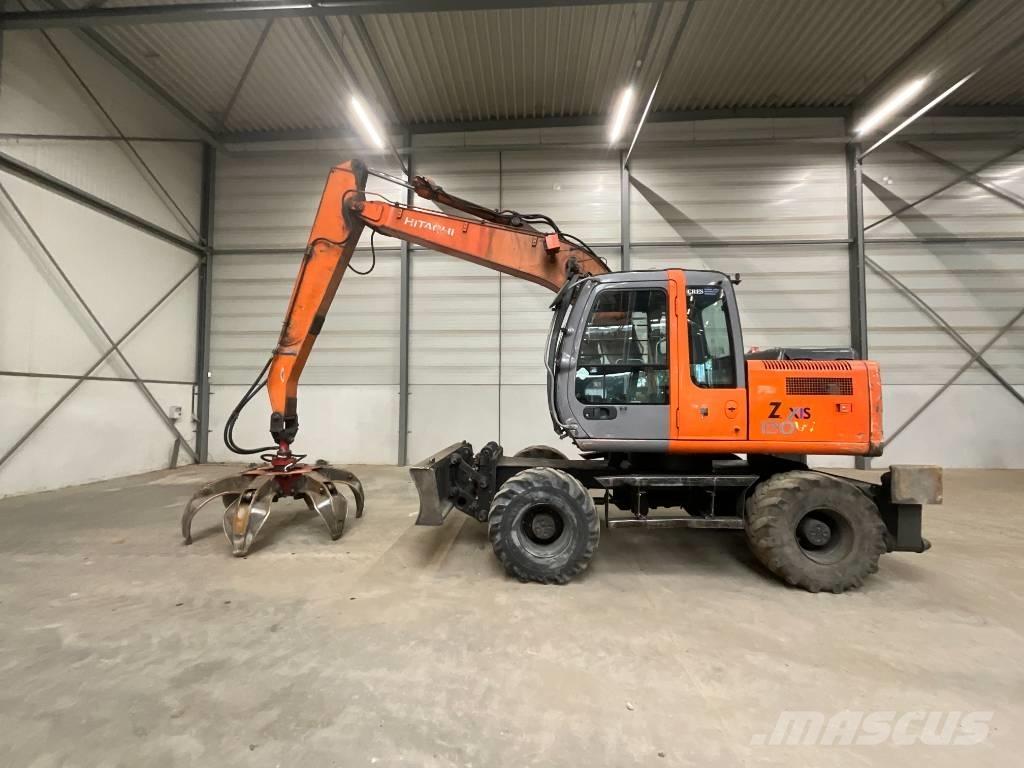 Hitachi ZX 130 W Gumikerekes kotrók