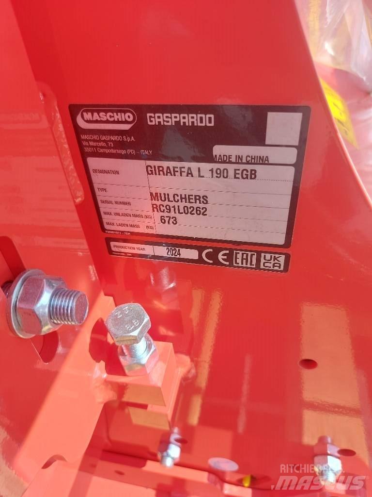 Maschio giraffa 190 Szárzúzók és fűkaszák