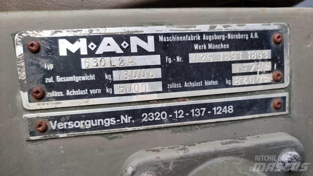 MAN 630 Dobozos teherautók