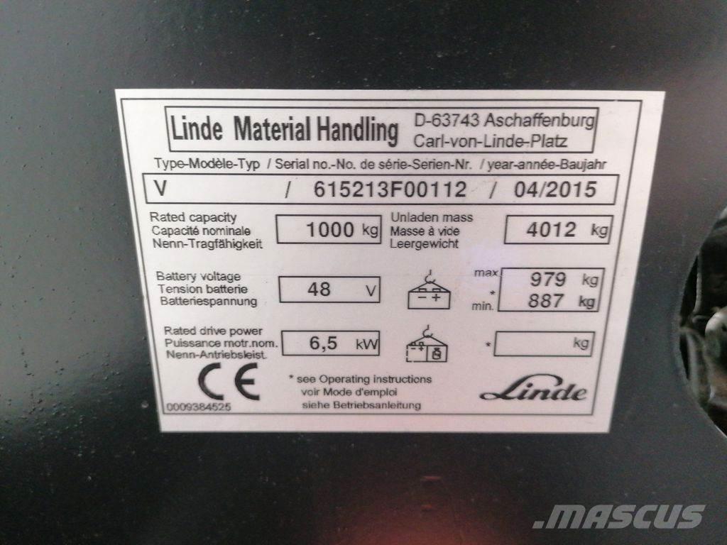 Linde V-48 Komissiózó alacsony emelésű targonca