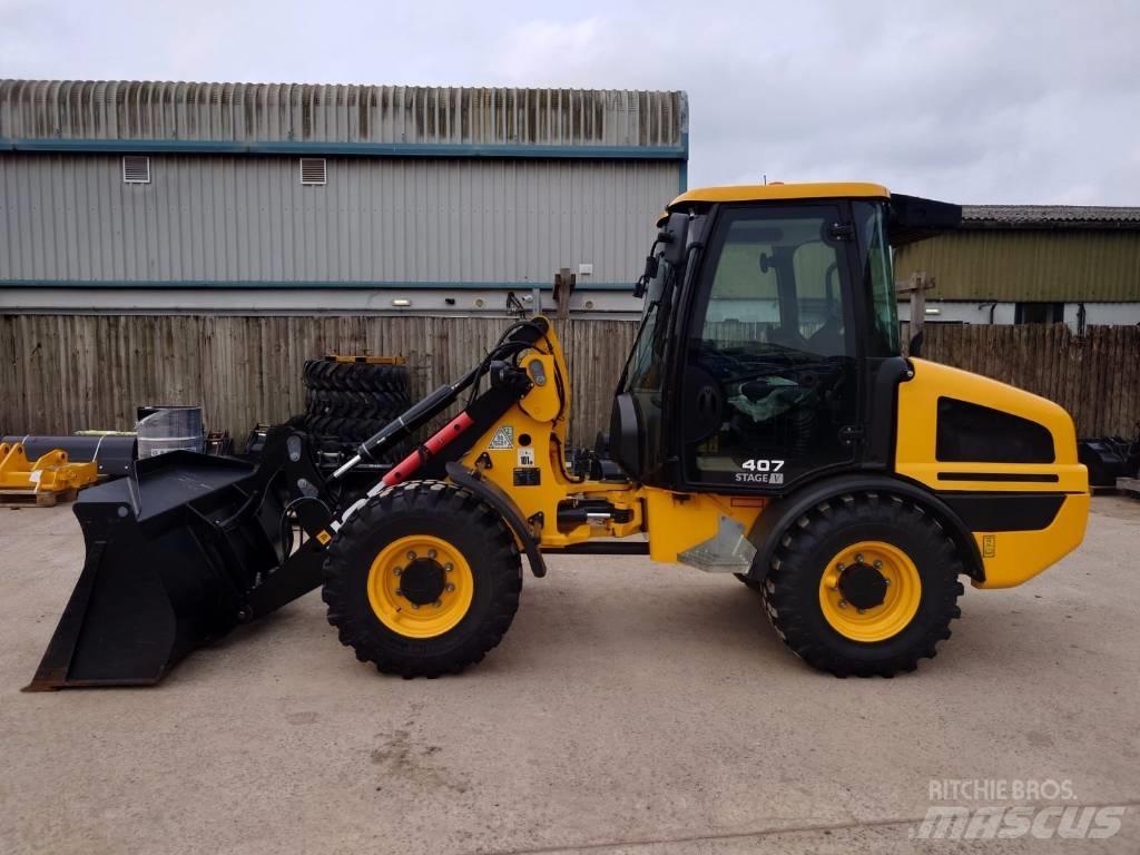 JCB 407 Gumikerekes homlokrakodók