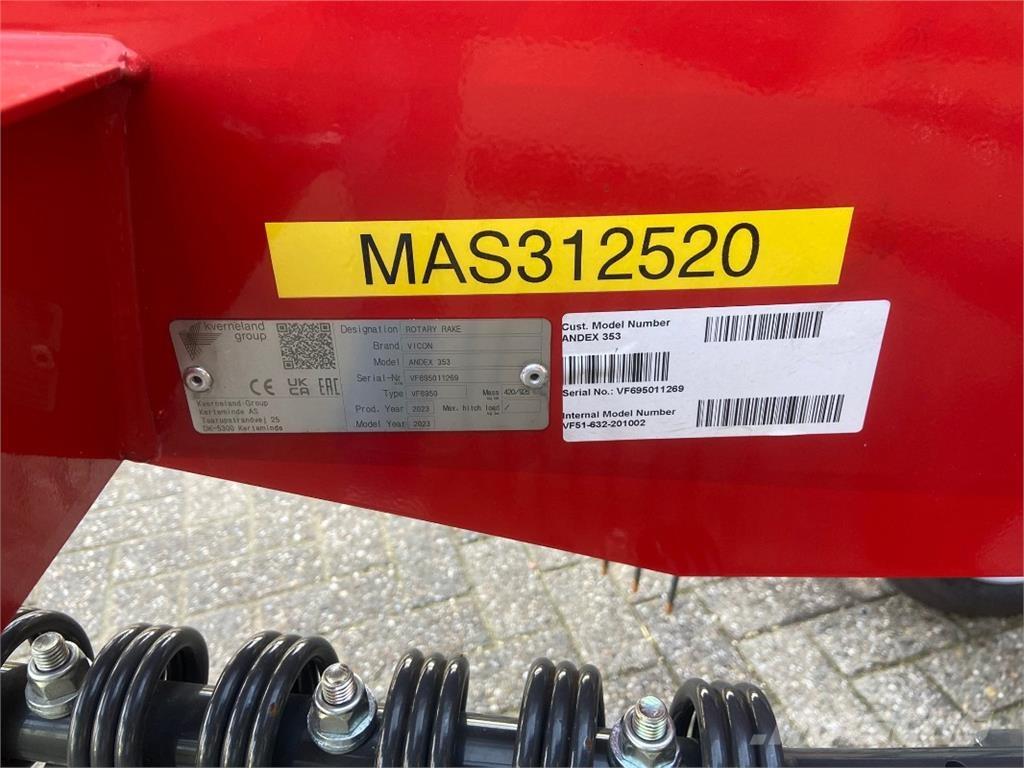 Vicon Andex 353 Rendkészítő Kombájnok