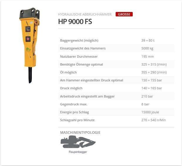 Indeco HP 9000 FS Fejtőgépek