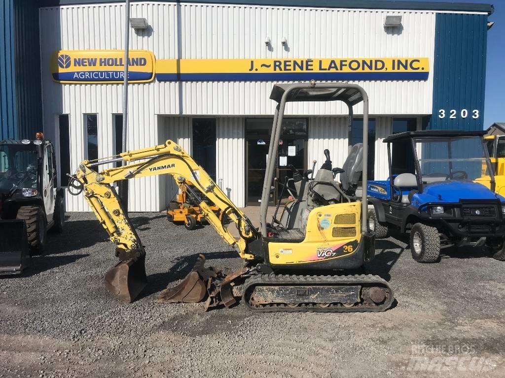 Yanmar Vio 17 Lánctalpas kotrók