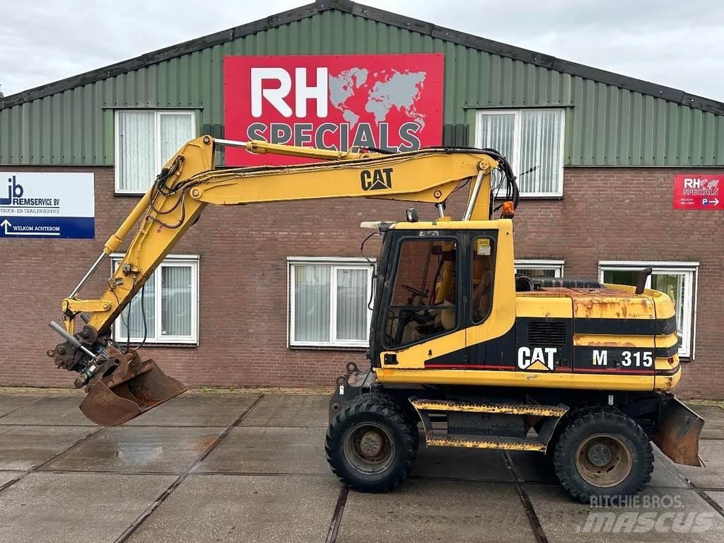 CAT M315 +ROTO CE Gumikerekes kotrók