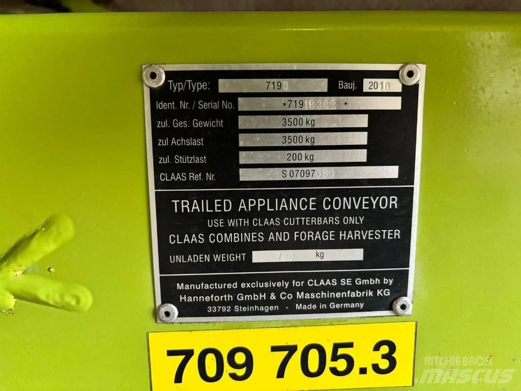 CLAAS CONVIO 930 Kombájn tartozékok