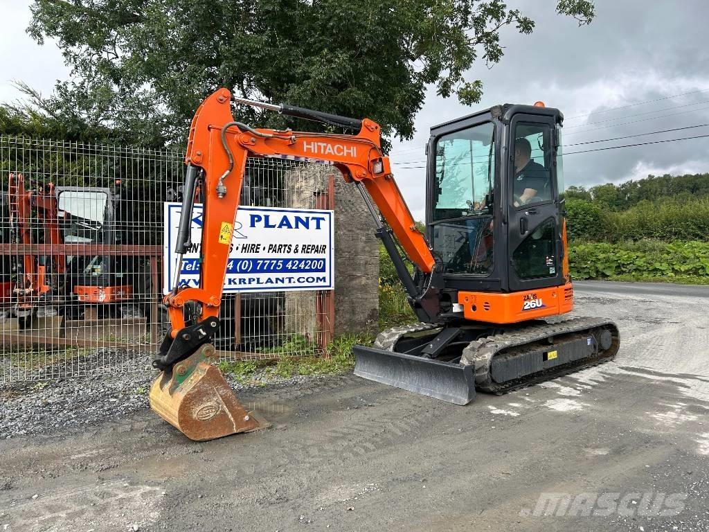 Hitachi ZX 26 U-6 Mini kotrók < 7t