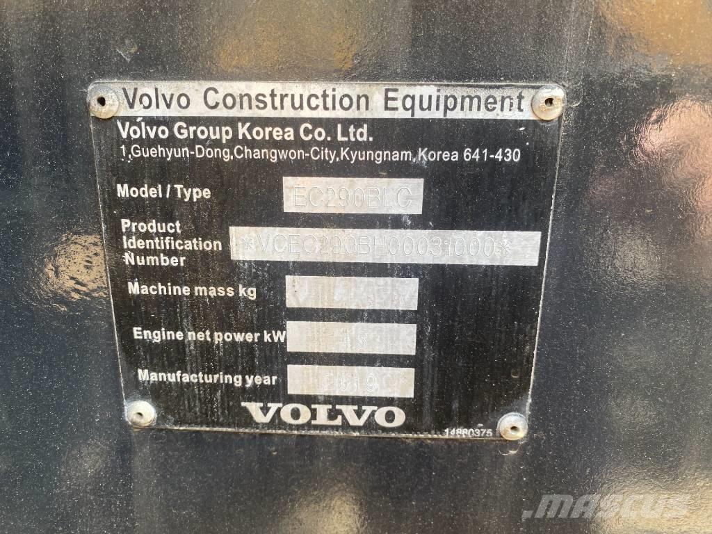 Volvo EC 290 B LC Lánctalpas kotrók